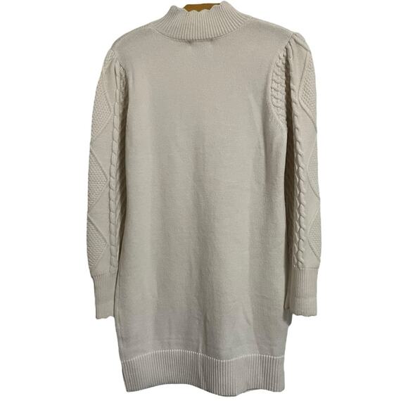 NWT BB Dakota Steve Madden Break My Stride Oatmeal Sweater Dress Cabincore L - Picture 3 of 10